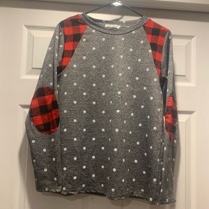 Buffalo plaid top